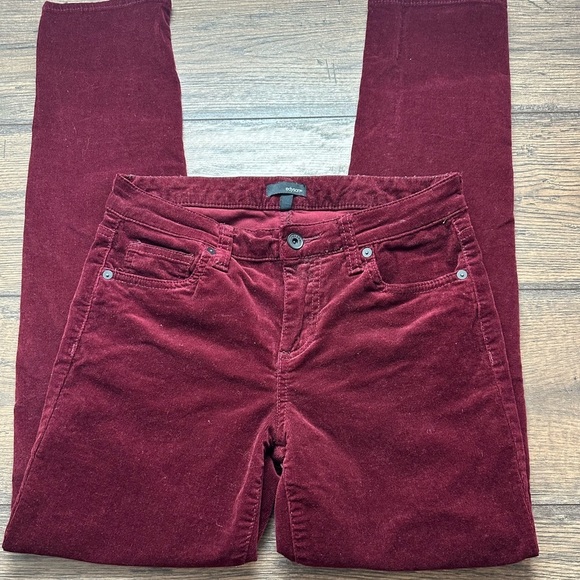 Dyson Denim - Dyson Burgundy Straight Leg Pants